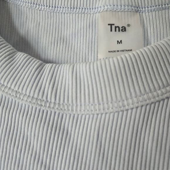 ARITZIA TNA QUARTZ Light Blue Mini Dress - Picture 3 of 4